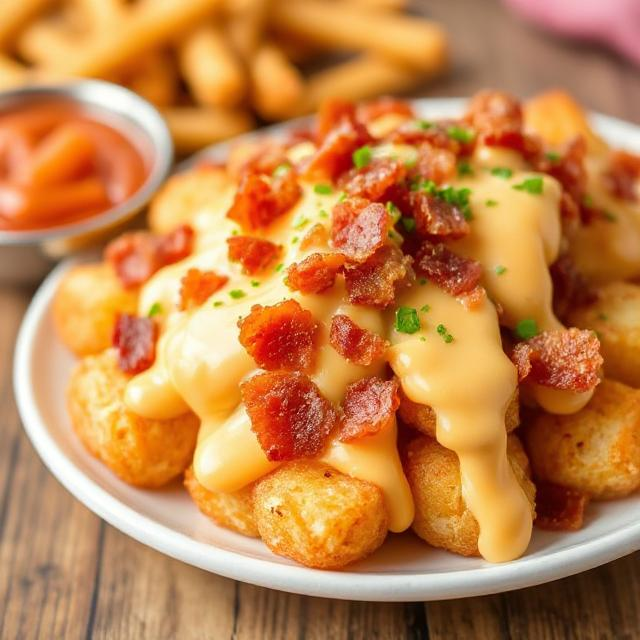 Bacon Cheddar Tots.