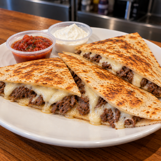 Loaded Steak & Cheese Quesadilla