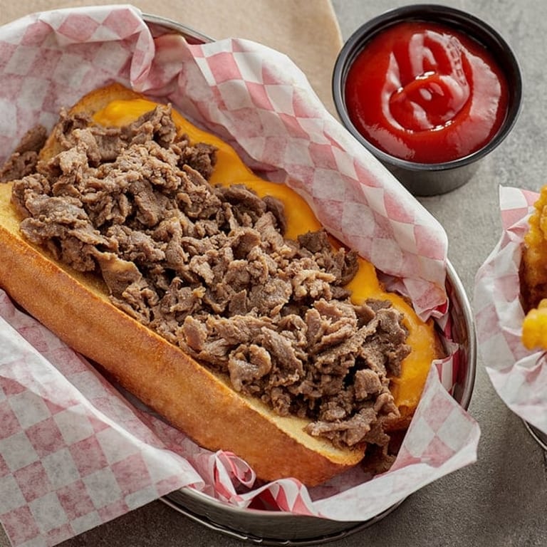 Indulge in Our Cheesesteak