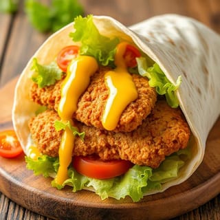 Honey Mustard Chicken Wrap
